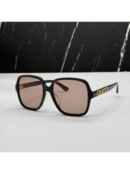 New Gucci GG1189SA 004 rown Square Women Sunglasses